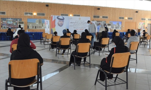 Bahrain University students provided 720 laptops by Feena Khair Bahrain University students provided 720 laptops by Feena Khair