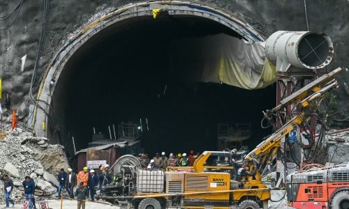 Indian army digs by hand to free 41 trapped tunnel workers