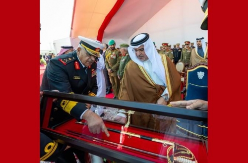 HRH Prince Salman inaugurates naval ship RBNS Khalid bin Ali