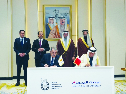 Cyprus President visits Bahrain Chamber, reaffirms commitment to strengthening ties