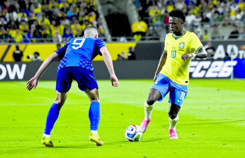 Brazil down Croatia 3-1 in warm-up
