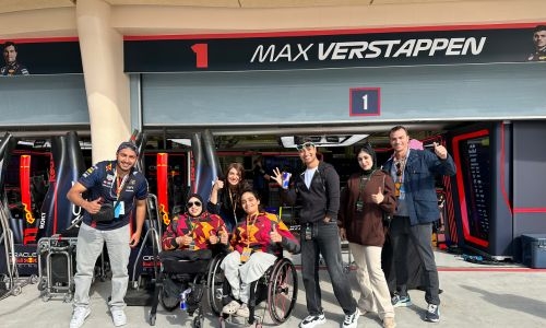 Paralympians get exclusive behind-the-scenes experience at Bahrain Grand Prix