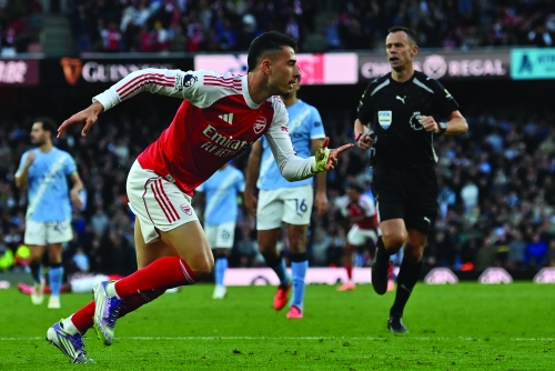 Arsenal deny City with late equalizer