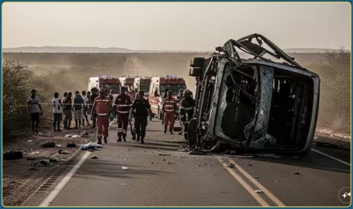 At least 15 dead in road accident in Brazil