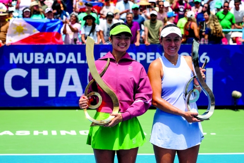 Eala powers past Pegula for first WTA title