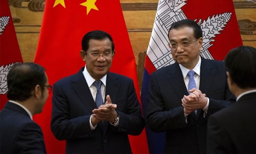 China promises Cambodia $600 million aid at PM visit