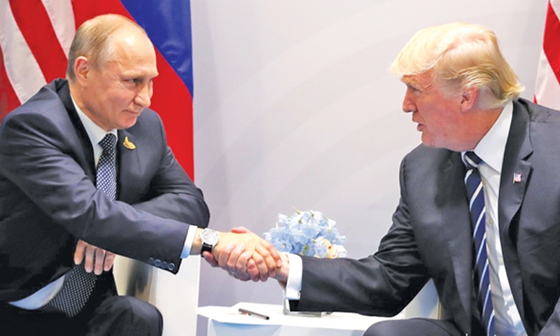 Trump showers praise on Putin in his fourth meeting with the Russian President  