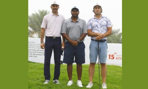 Gary King takes lead in King Hamad Trophy