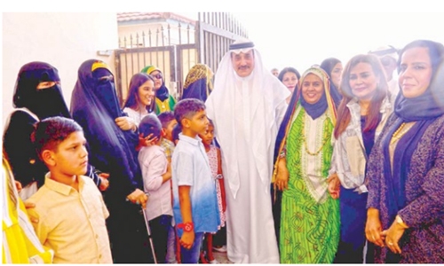 Minister shares Eid Al Adha joy with senior citizens, children