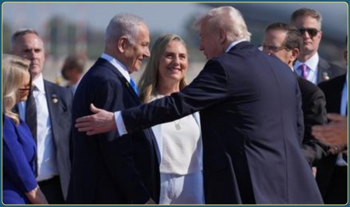 Donald Trump arrives in Israel as hostages return