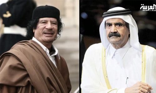 Former Qatari Emir conspired with Gaddafi against Saudi Arabia
