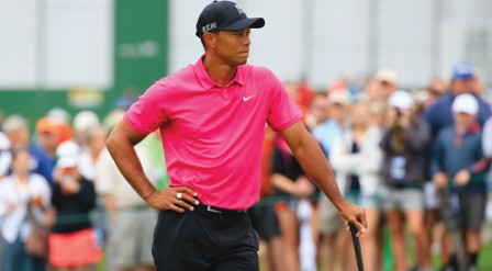 Late start for Woods