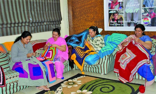 ‘Crochet Queens’ to display their blankets today ‘Crochet Queens’ to display their blankets today