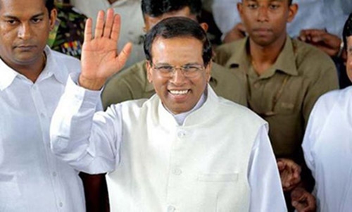 Sri Lanka president pledges land for 100,000 war victims