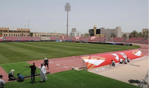 Muharraq Stadium Primed for Title Celebration Muharraq Stadium Primed for Title Celebration