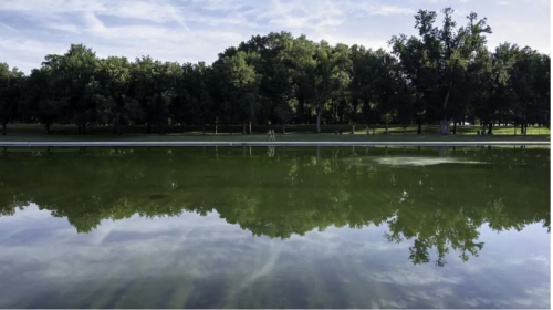 Trump threatens jail for damaging Lincoln Memorial Reflecting Pool project Trump threatens jail for damaging Lincoln Memorial Reflecting Pool project