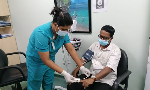 American Mission Hospital conducts diabetes screening camp