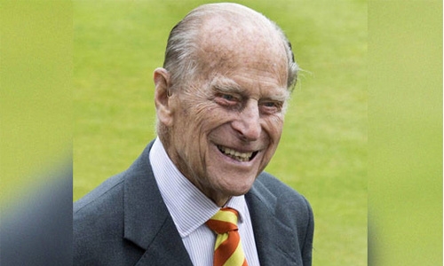 Britain's Prince Philip, 96, in hospital with infection