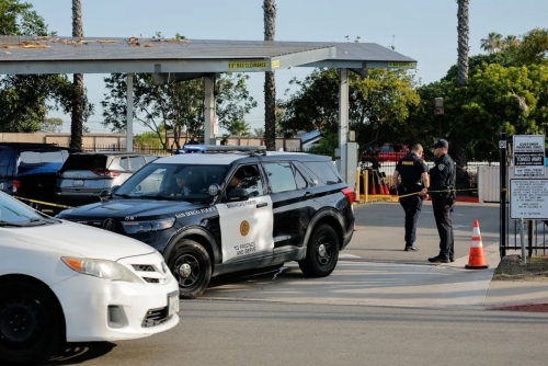 Police seize over 30 guns, crossbow from homes linked to San Diego mosque shooters Police seize over 30 guns, crossbow from homes linked to San Diego mosque shooters