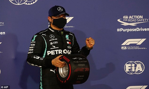 Bottas outduels Russell as Mercedes lock out front-row