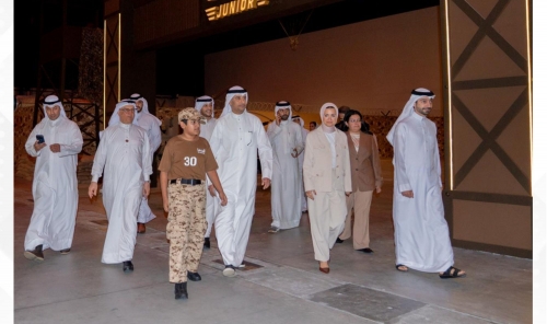 Kuwaiti Youth and Sports Minister Visits Gadeha Junior Training Camp Kuwaiti Youth and Sports Minister Visits Gadeha Junior Training Camp