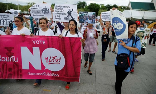 Largest anti-coup rally as Thais mark two years of army takeover Largest anti-coup rally as Thais mark two years of army takeover