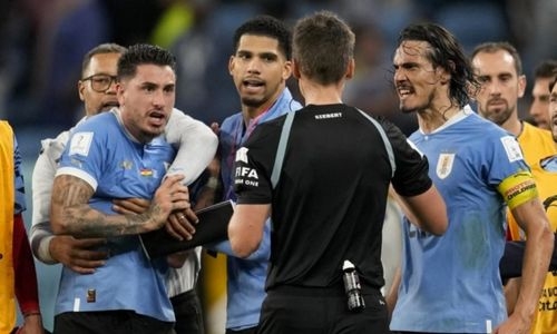 FIFA bans four Uruguay players for World Cup chaos