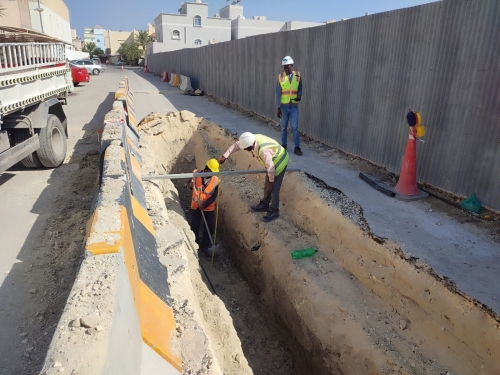 Road development project in A’ali