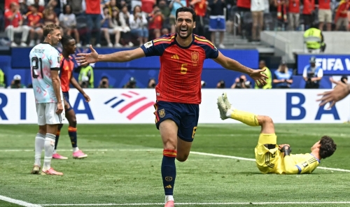 Merino strikes late as Spain beat Belgium to set up France World Cup semi