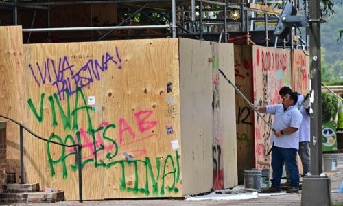 US campus protests wane after crackdowns, Biden rebuke