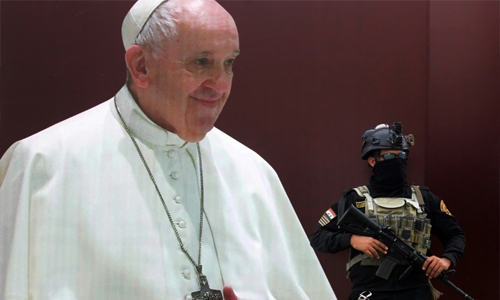 'Pilgrim of peace' Pope Francis heads to war-scarred Iraq