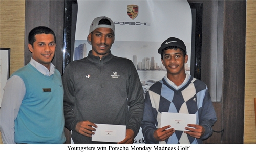 Youngsters win Porsche Monday Madness Golf Youngsters win Porsche Monday Madness Golf