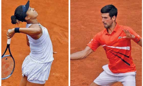 Osaka survives as big daddy Djokovic and Serena stroll Osaka survives as big daddy Djokovic and Serena stroll