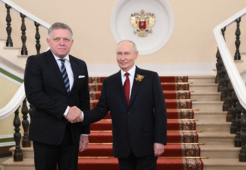 Putin Welcomes Slovak PM Fico for Victory Day in Moscow