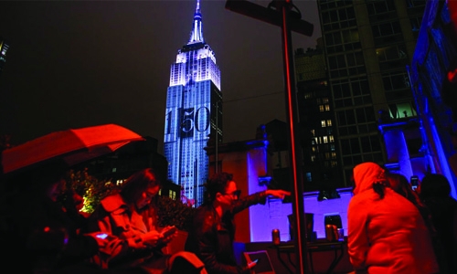 Fashion icons light up NY's Empire State Building