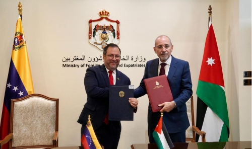 Jordan, Venezuela sign four agreements to boost bilateral ties Jordan, Venezuela sign four agreements to boost bilateral ties