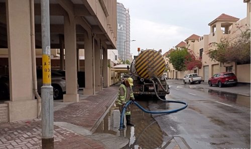 Emergency Teams Mobilized to Address Water Pooling During Rainfall