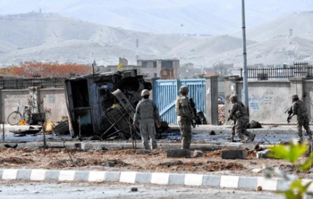 Two killed in Kabul suicide attack targeting foreign convoy