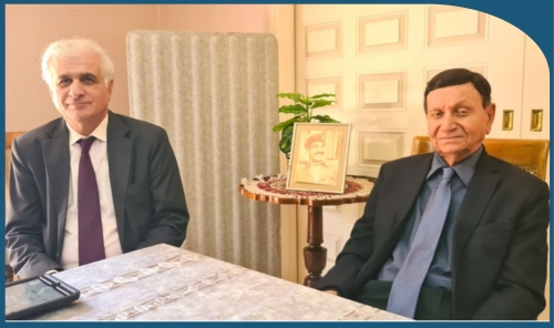 Dr. Hassan Fakhro Meets AI Expert Dr. Jassim Haji