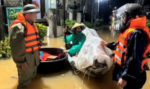 Record Rainfall Forces Mass Evacuations in Central Vietnam Record Rainfall Forces Mass Evacuations in Central Vietnam