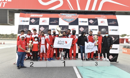 Bapco teams take overall victory and win all three race classes in endurance karting spectacle at BIKC