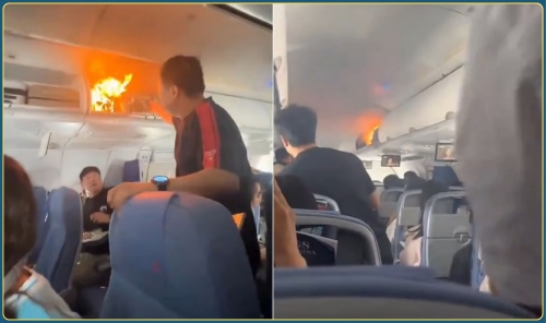 Air China Flight Makes Emergency Landing After Lithium Battery Ignites Mid-Air