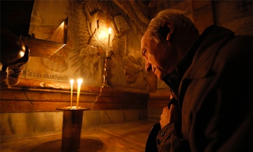Jesus's tomb restored after months of work