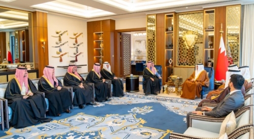 Bahrain-Saudi Ties in Focus as HRH Crown Prince Meets STC Board Chairman