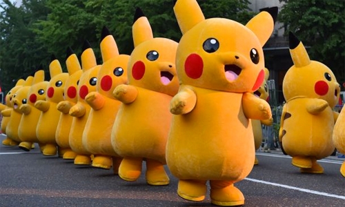 Pikachu parade as Japan goes Pokemon crazy