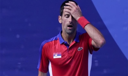 Djokovic’s temper flares up as he leaves Tokyo empty-handed
