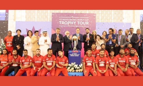 Bahrain welcomes ICC Cricket World Cup Trophy Tour for first time