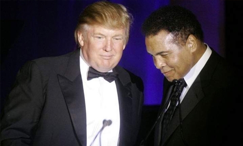 Muhammad Ali responds to Trump's call to ban Muslims from entering US Muhammad Ali responds to Trump's call to ban Muslims from entering US