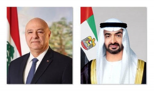 UAE, Lebanese Presidents discuss regional developments