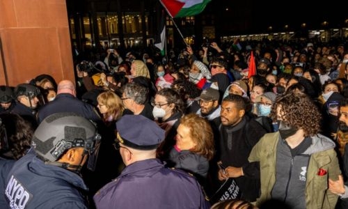 More than 130 arrested at NYU campus Gaza protests